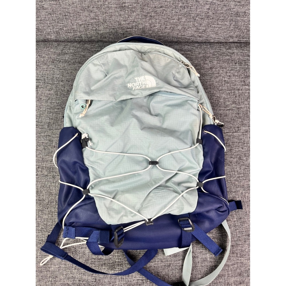 The North Face Borealis Backpack Blue Aqua Ripstop Hiking School Bag